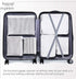 Travel Luggage Organizer (6 Pack)-Grey